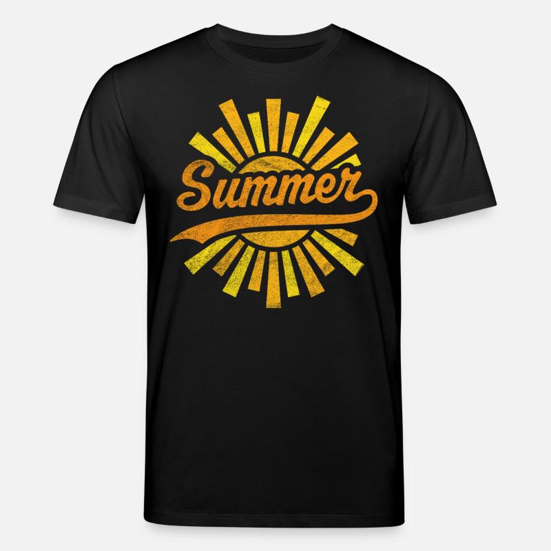 Soleil d’été - T-shirt bio CREATOR Stanley/Stella Unisexe - noir