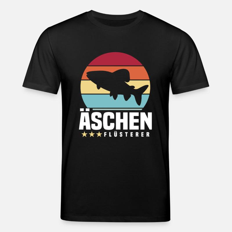 Äschen Flüsterer - Stanley/Stella Unisex Bio-T-Shirt CREATOR  - Schwarz