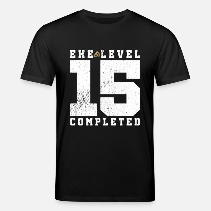 Ehe Level 15 Completed - Stanley/Stella Unisex Bio-T-Shirt CREATOR - Schwarz