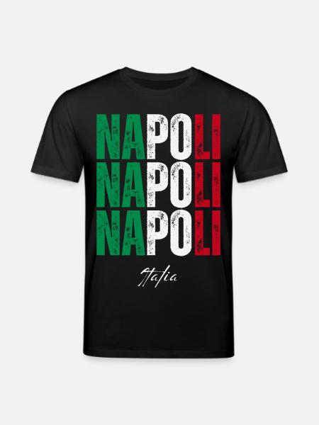 Naples Italy, souvenir of Naples - Stanley/Stella CREATOR Unisex Organic T-Shirt - black