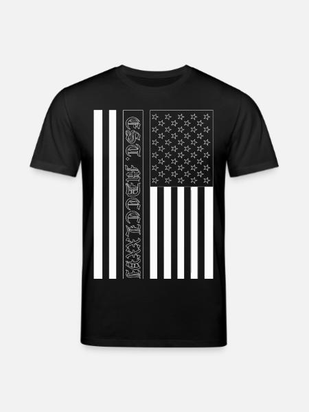 Est. MDCCLXXVI USA Flag - Stanley/Stella CREATOR Unisex Organic T-Shirt - black