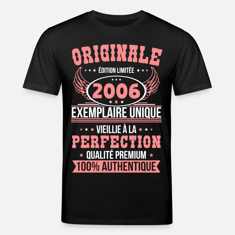 2006 – Einzigartiges Beispiel – Premiumqualität - Stanley/Stella Unisex Bio-T-Shirt CREATOR  - Schwarz