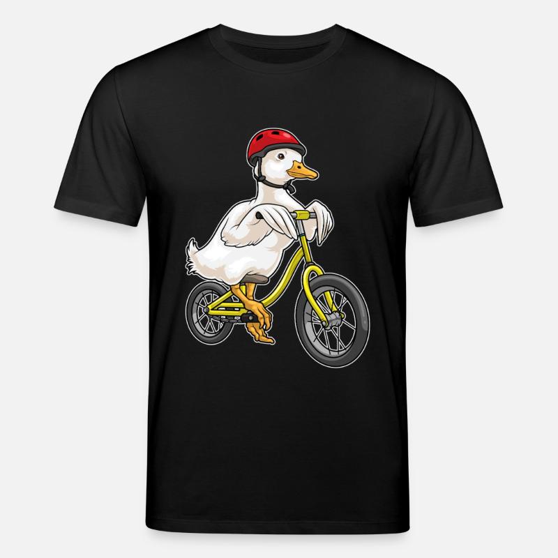Vélo canard - T-shirt bio CREATOR Stanley/Stella Unisexe - noir