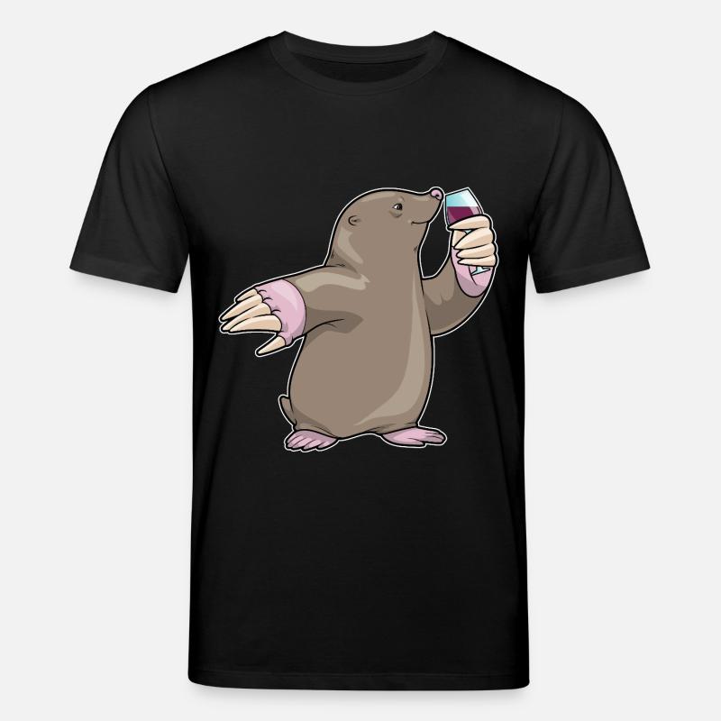 Mole Red Wine - Stanley/Stella CREATOR Unisex Organic T-Shirt - black