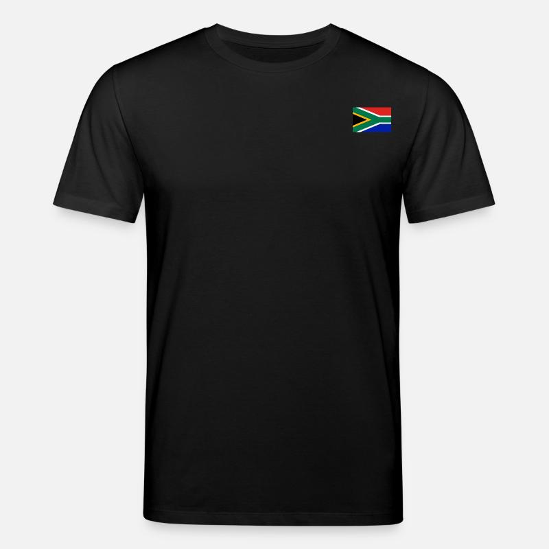 Drapeau de l’Afrique du Sud - T-shirt bio CREATOR Stanley/Stella Unisexe - noir