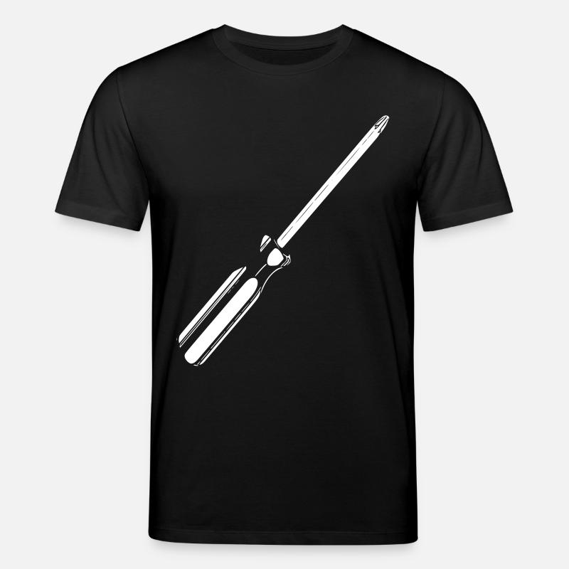 Schraubendreher Silhouette - Stanley/Stella Unisex Bio-T-Shirt CREATOR  - Schwarz