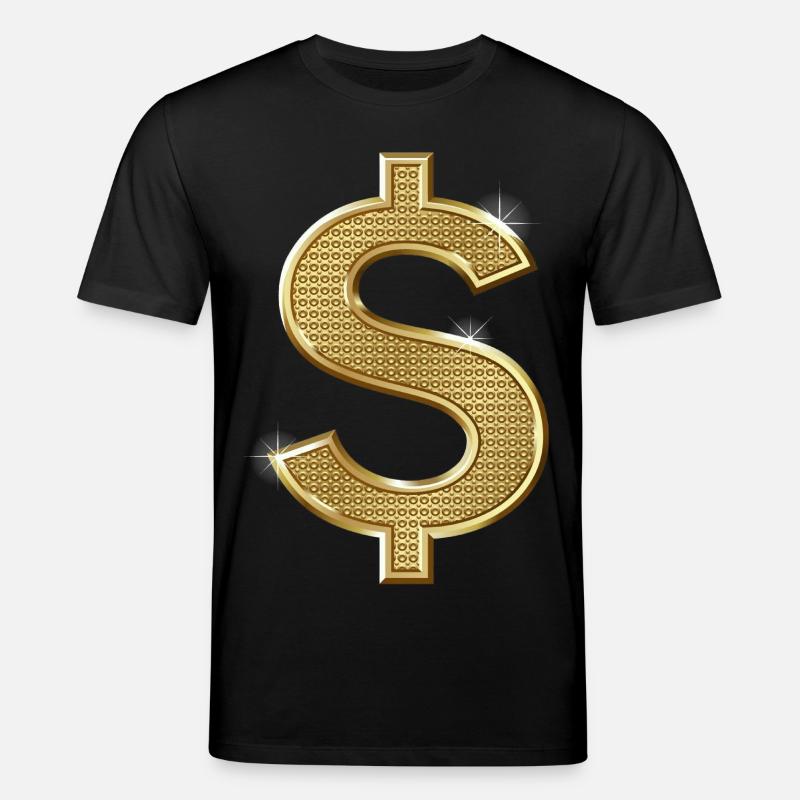 Dollarzeichen - Stanley/Stella Unisex Bio-T-Shirt CREATOR  - Schwarz