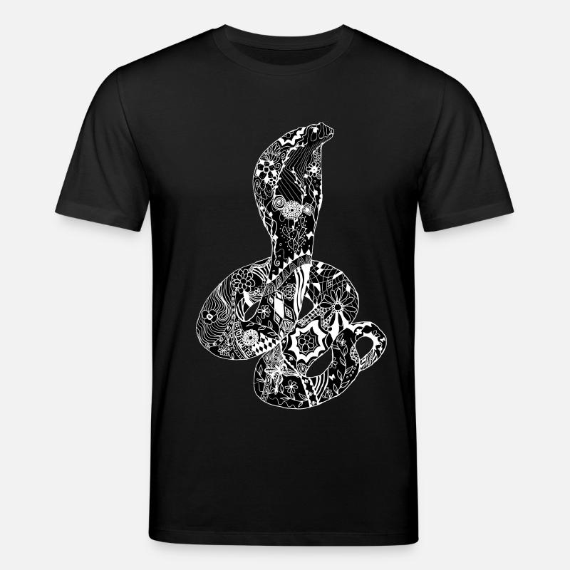 Patchwork Cobra - T-shirt bio CREATOR Stanley/Stella Unisexe - noir