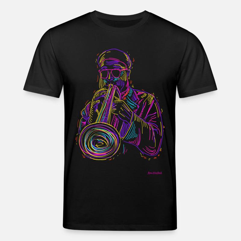 Jazz-Trompete - Stanley/Stella Unisex Bio-T-Shirt CREATOR  - Schwarz