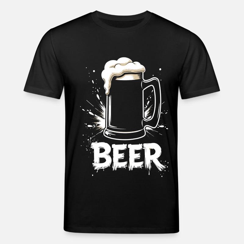 Bier Krug - Stanley/Stella Unisex Bio-T-Shirt CREATOR  - Schwarz