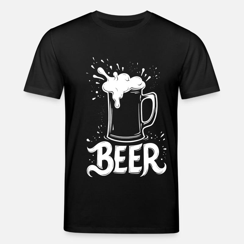 Chope à bière - T-shirt bio CREATOR Stanley/Stella Unisexe - noir