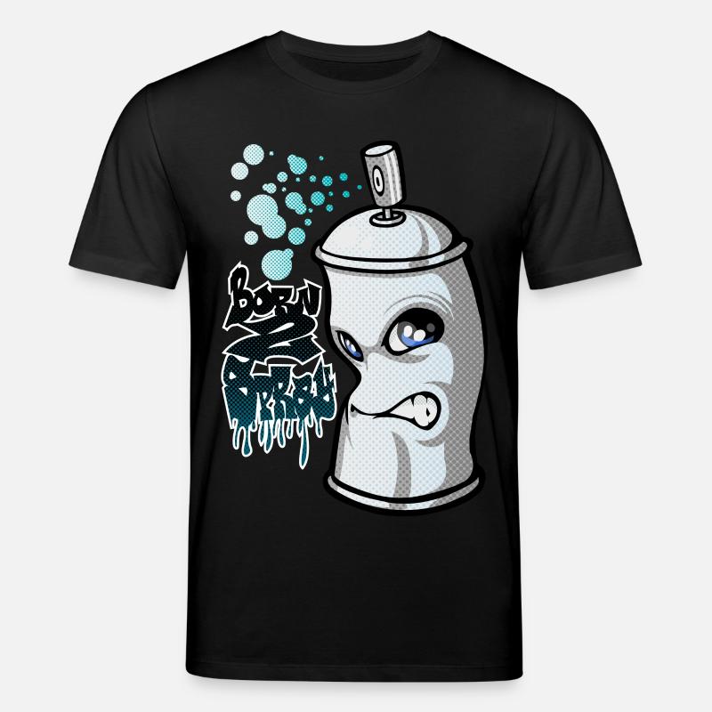 Spray and graffiti - T-shirt bio CREATOR Stanley/Stella Unisexe - noir