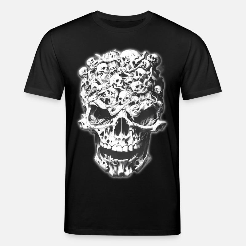 Schädel der Schädel - Stanley/Stella Unisex Bio-T-Shirt CREATOR - Schwarz