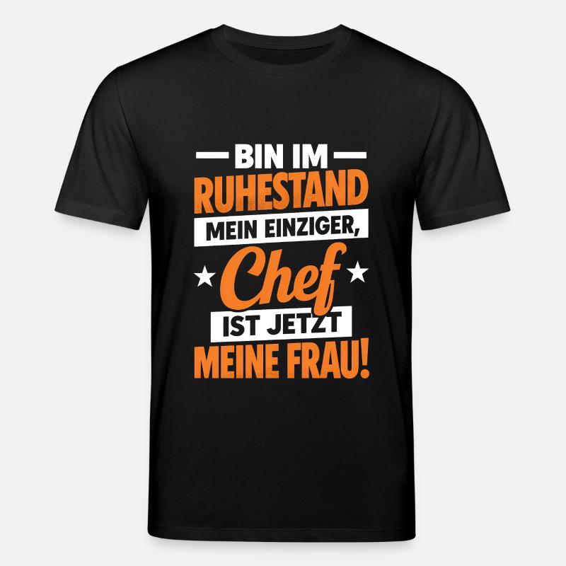Pension Pension Retraite Retraité 2025 - T-shirt bio CREATOR Stanley/Stella Unisexe - noir