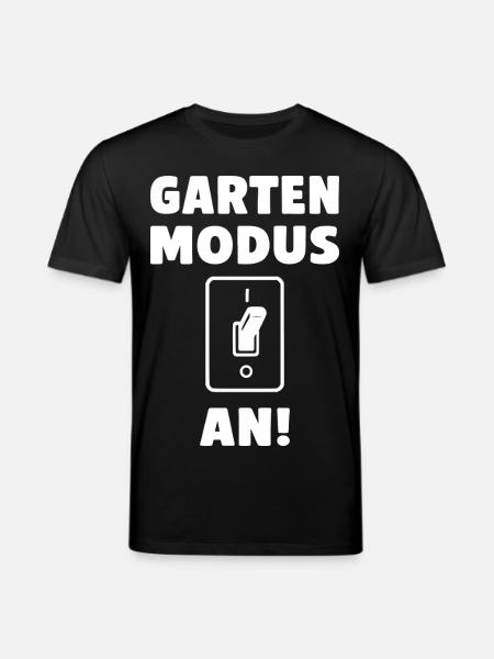 Garten Modus an! - Stanley/Stella Unisex Bio-T-Shirt CREATOR  - Schwarz