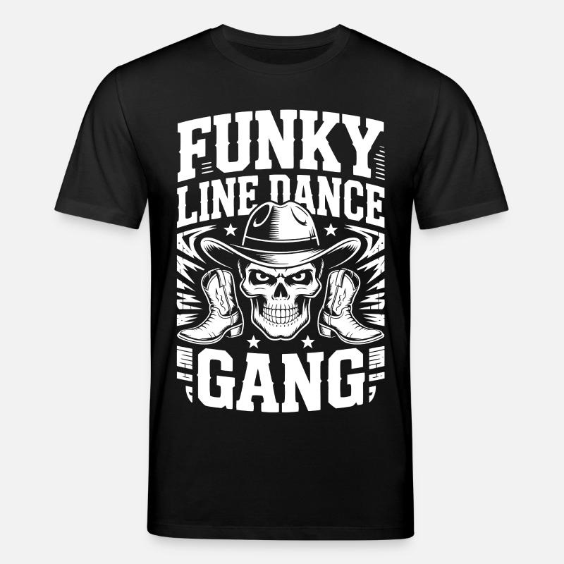 Funky Line Dance Gang - Stanley/Stella Unisex Bio-T-Shirt CREATOR - Schwarz