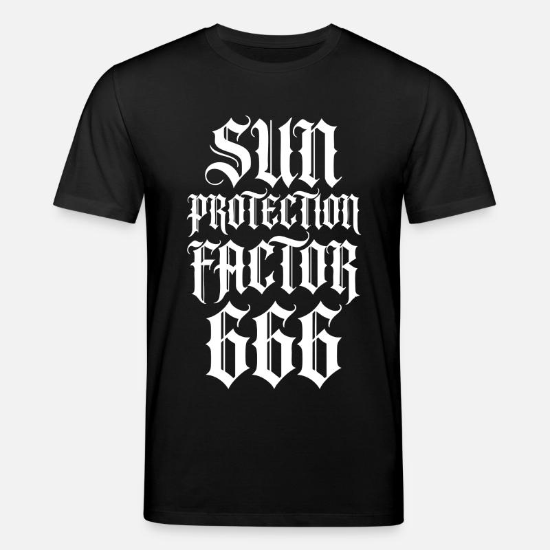 Gothic Provokationsspruch - Stanley/Stella Unisex Bio-T-Shirt CREATOR - Schwarz