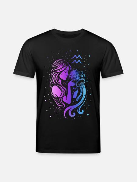 Verseau - T-shirt bio CREATOR Stanley/Stella Unisexe - noir