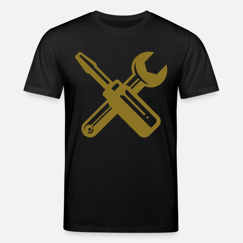screwdriver wrench carpenter profession - T-shirt bio CREATOR Stanley/Stella Unisexe - noir