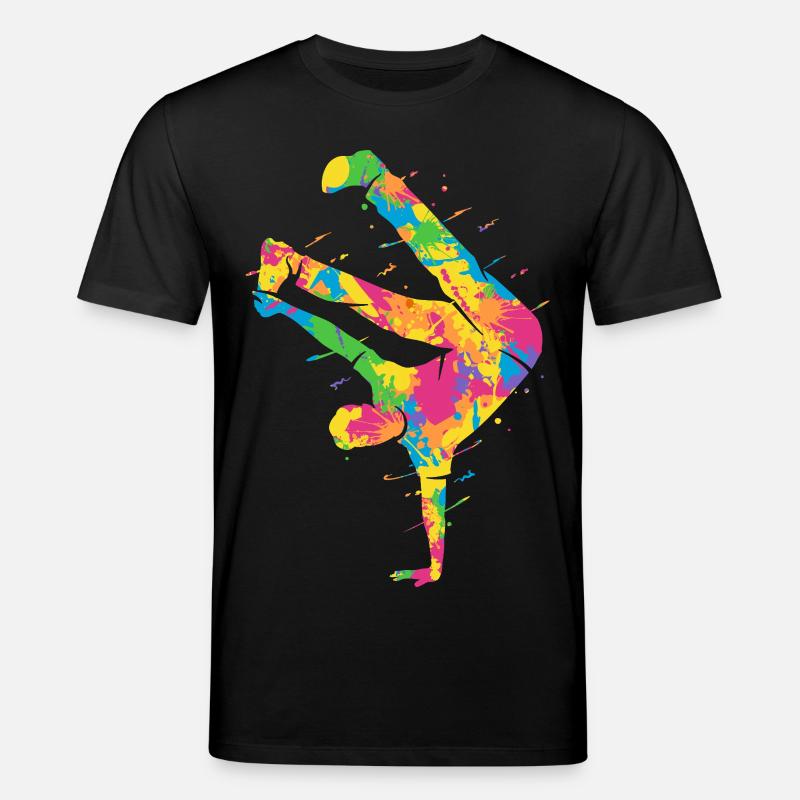 Breakdancing Bunt Breakdancer Jungen Breakdance - Stanley/Stella Unisex Bio-T-Shirt CREATOR  - Schwarz
