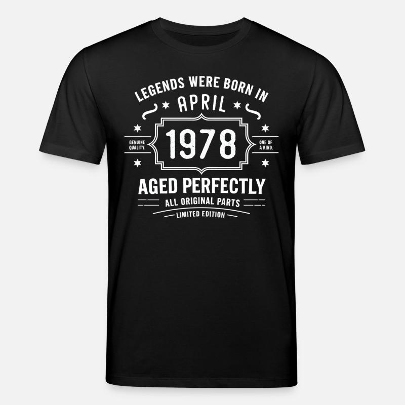 April 1978 - Stanley/Stella Unisex Bio-T-Shirt CREATOR  - Schwarz