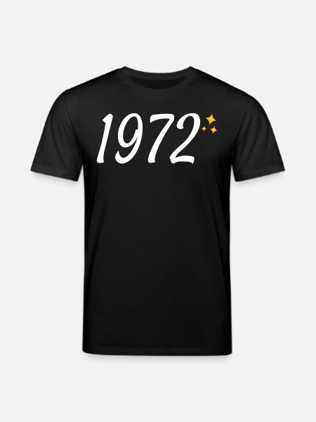 1972 - Stanley/Stella CREATOR Unisex Organic T-Shirt - black