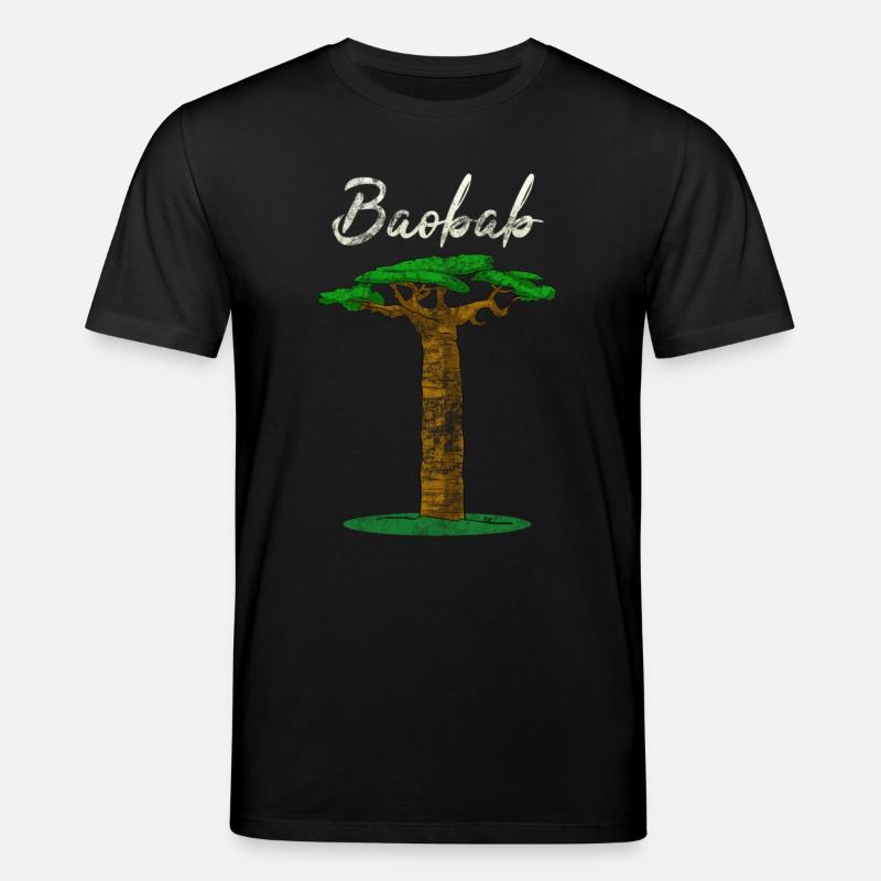 Afrikanischer Affenbrotbaum Baobab - Stanley/Stella Unisex Bio-T-Shirt CREATOR  - Schwarz