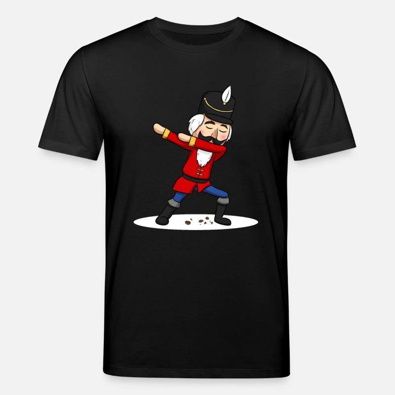 Dabbing nutcracker - Stanley/Stella CREATOR Unisex Organic T-Shirt - black