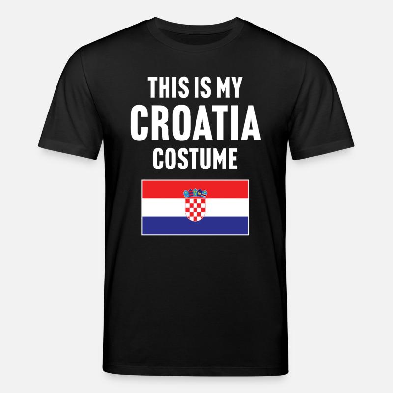 C’est mon costume de Croatie - T-shirt bio CREATOR Stanley/Stella Unisexe - noir