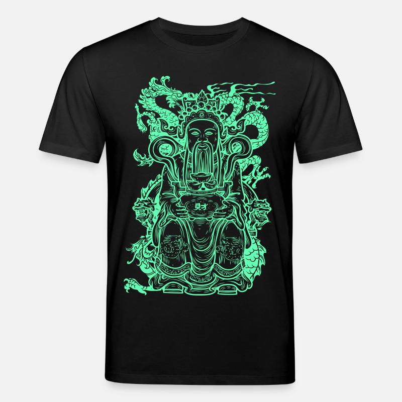 Figure de Bouddha - T-shirt bio CREATOR Stanley/Stella Unisexe - noir