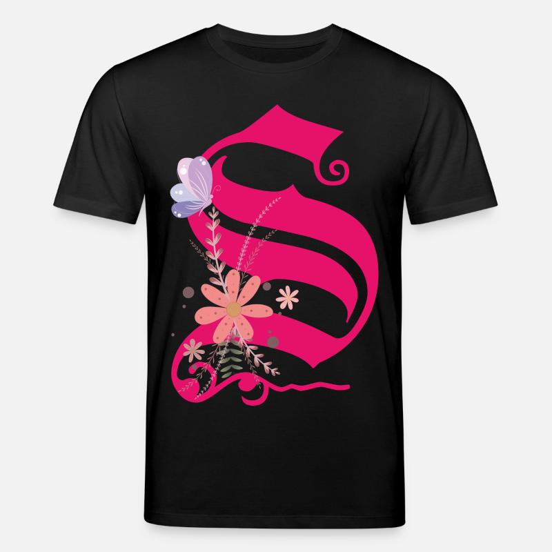 Buchstabe S - Stanley/Stella Unisex Bio-T-Shirt CREATOR  - Schwarz