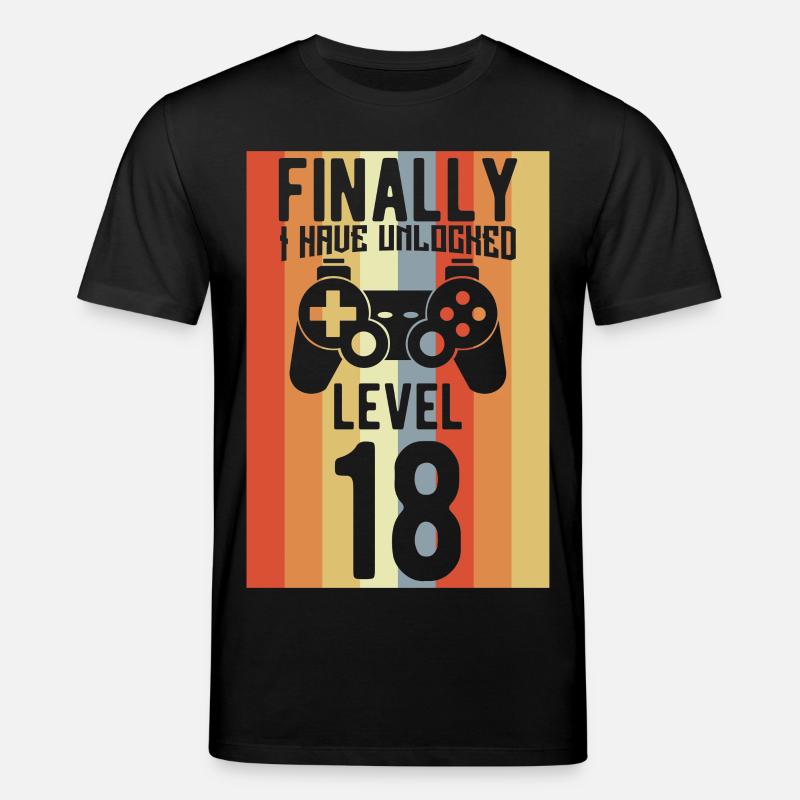 Level 18 freigeschaltet - Stanley/Stella Unisex Bio-T-Shirt CREATOR  - Schwarz