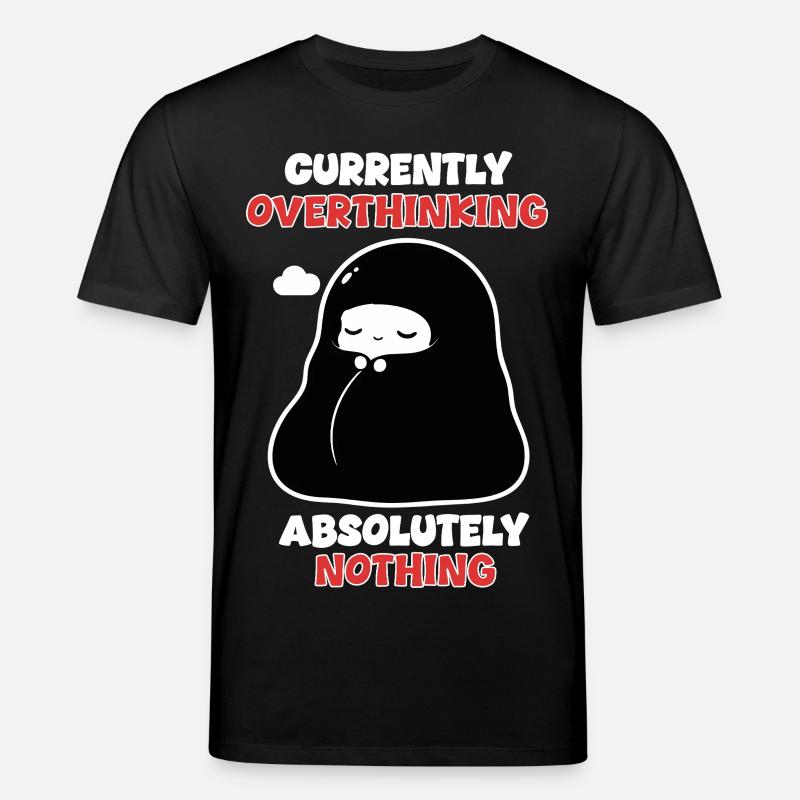 Overthinking Nothing Manga Chibi Humor - Stanley/Stella Unisex Bio-T-Shirt CREATOR  - Schwarz
