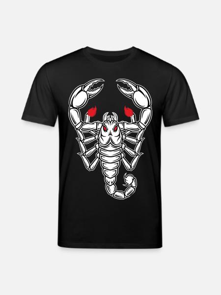 Skorpion-Maskottchen-Logo Sportspiel - Stanley/Stella Unisex Bio-T-Shirt CREATOR - Schwarz