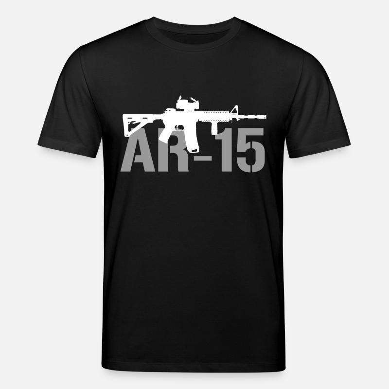 AR15 Rifle - Stanley/Stella Unisex Bio-T-Shirt CREATOR  - Schwarz