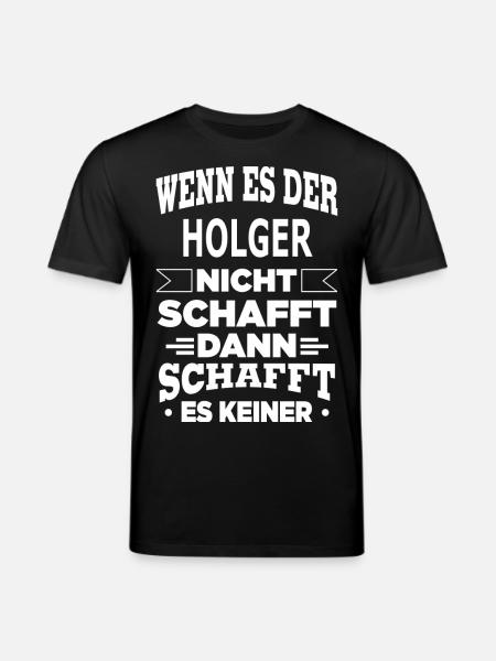 HOLGER - Stanley/Stella Unisex Bio-T-Shirt CREATOR - Schwarz