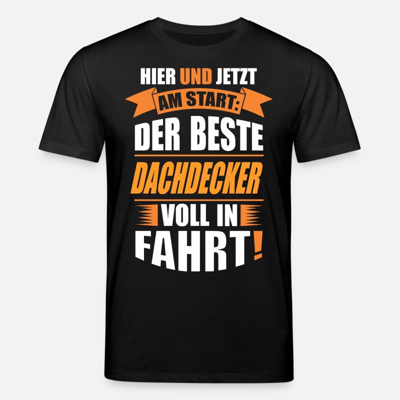 DACHDECKER - Stanley/Stella Unisex Bio-T-Shirt CREATOR  - Schwarz