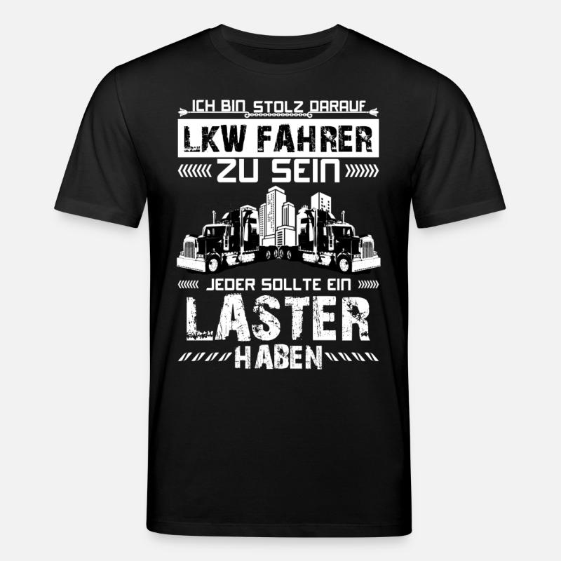 Trucker 04 - Stanley/Stella Unisex Bio-T-Shirt CREATOR  - Schwarz
