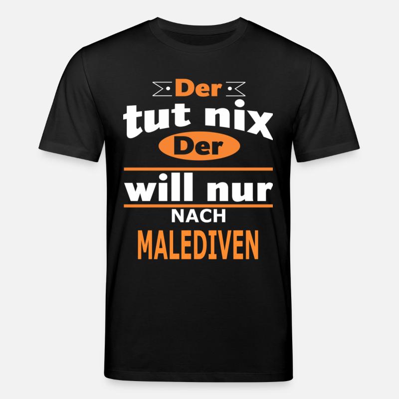 MALEDIVEN - Stanley/Stella Unisex Bio-T-Shirt CREATOR  - Schwarz