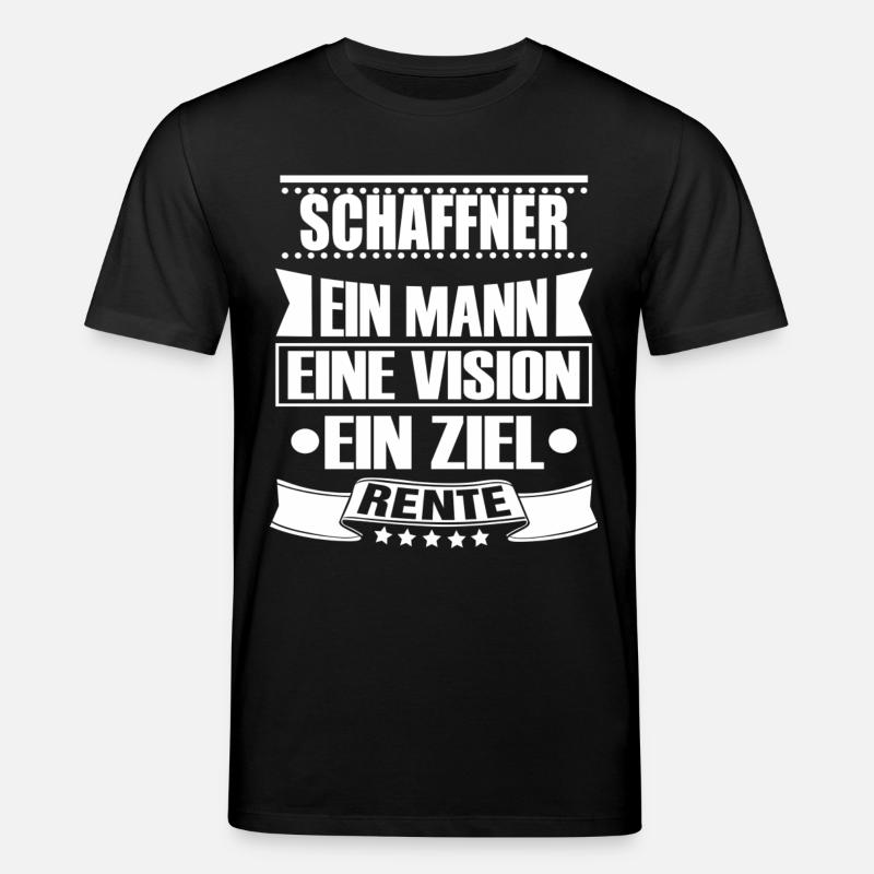 SCHAFFNER - Stanley/Stella Unisex Bio-T-Shirt CREATOR  - Schwarz