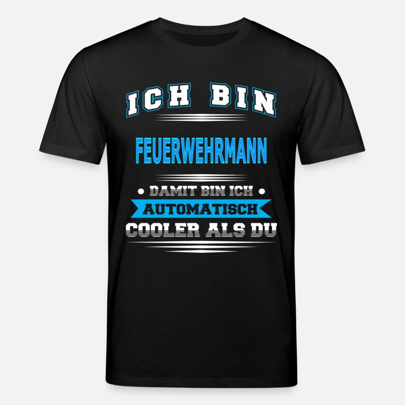 FEUERWEHRMANN - Stanley/Stella Unisex Bio-T-Shirt CREATOR - Schwarz