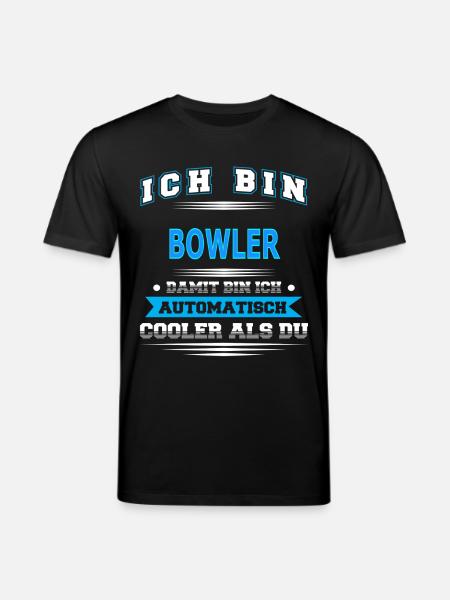 BOWLER - Stanley/Stella Unisex Bio-T-Shirt CREATOR  - Schwarz