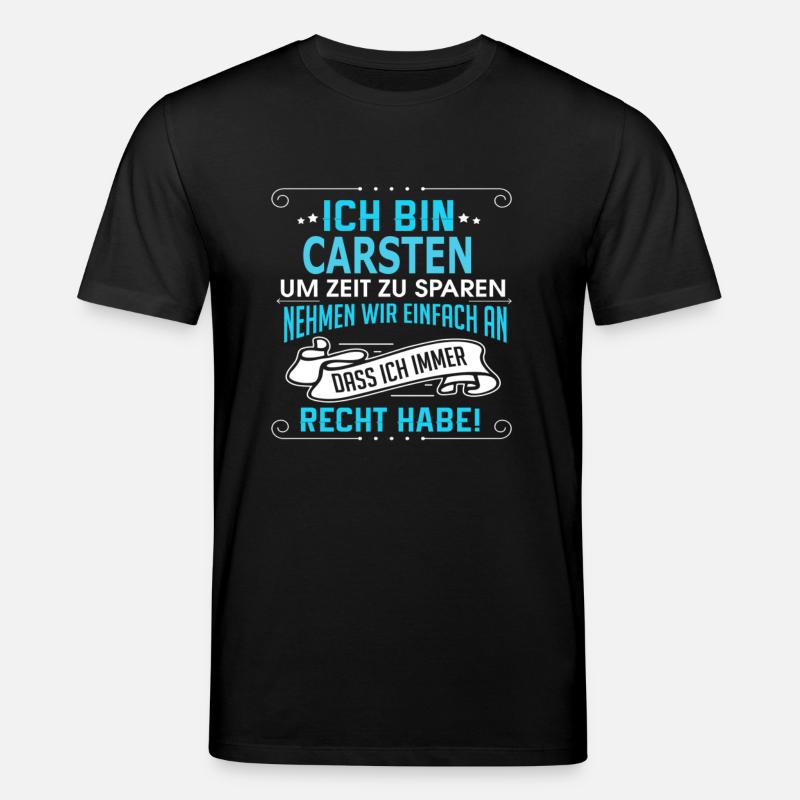 CARSTEN - Stanley/Stella Unisex Bio-T-Shirt CREATOR  - Schwarz