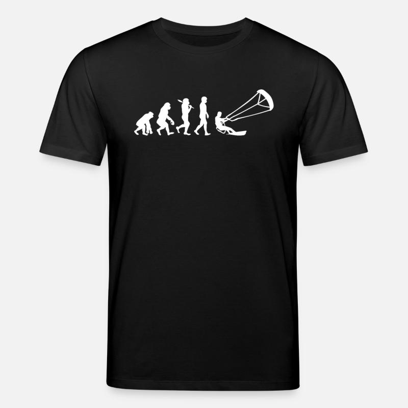 Evolution du kitesurf - T-shirt bio CREATOR Stanley/Stella Unisexe - noir