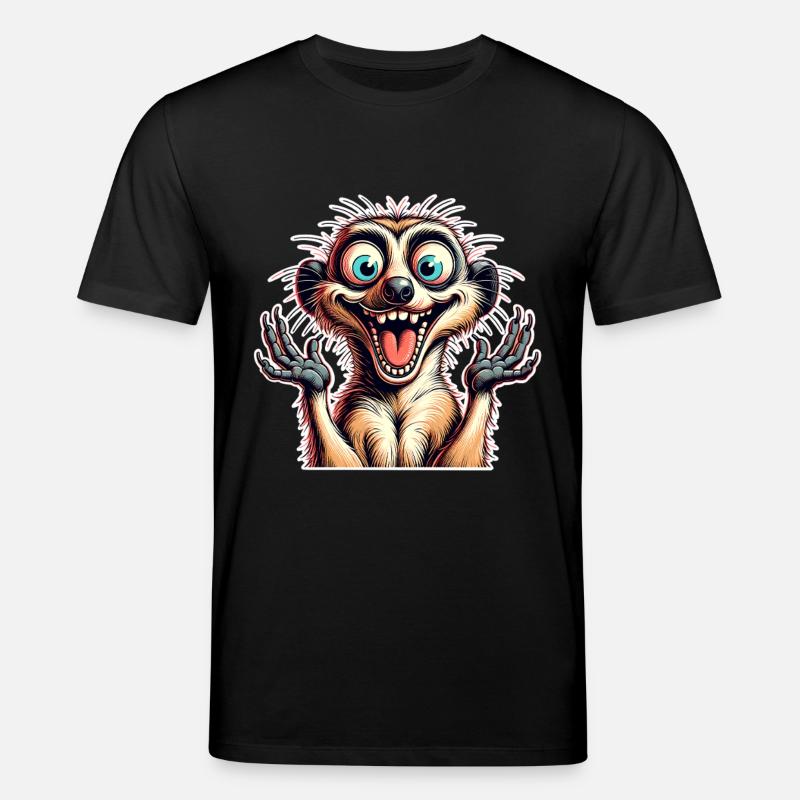 Erdmännchen - Stanley/Stella Unisex Bio-T-Shirt CREATOR  - Schwarz