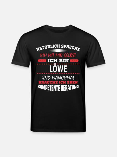 LÖWE - Stanley/Stella Unisex Bio-T-Shirt CREATOR  - Schwarz
