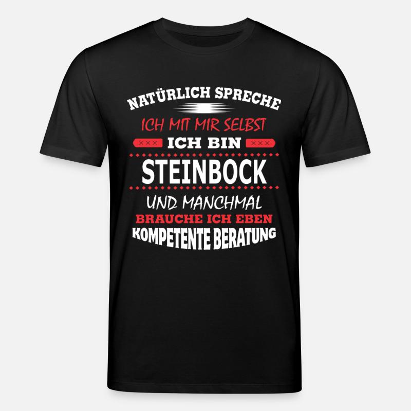 STEINBOCK - Stanley/Stella Unisex Bio-T-Shirt CREATOR  - Schwarz