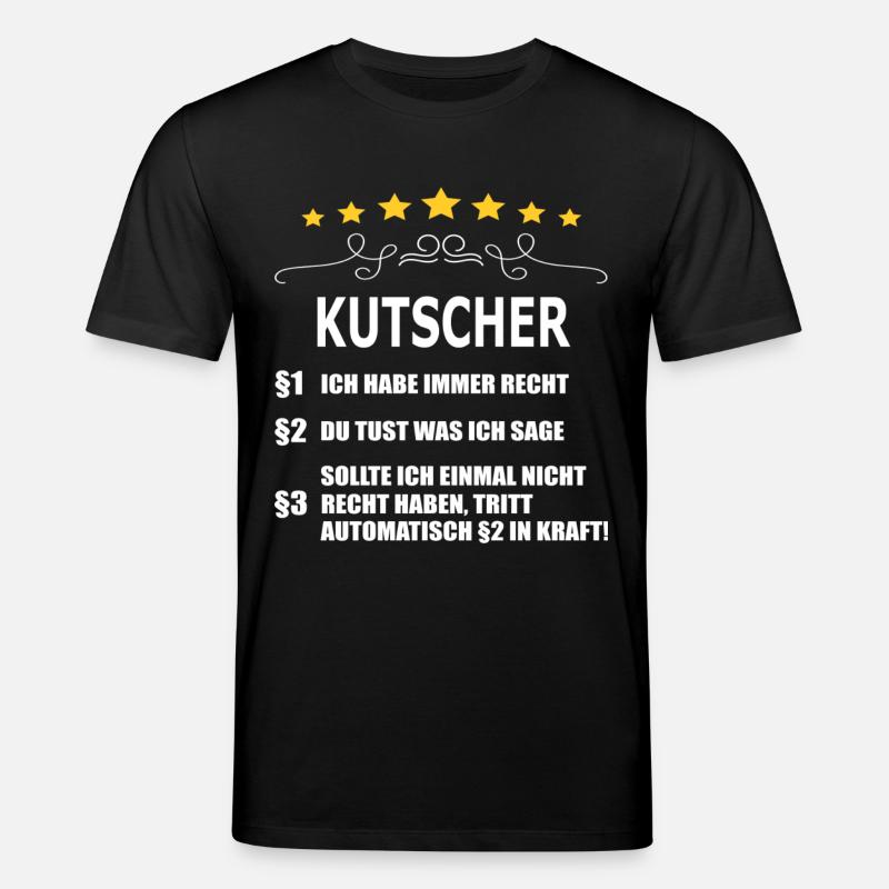 KUTSCHER - Stanley/Stella Unisex Bio-T-Shirt CREATOR - Schwarz