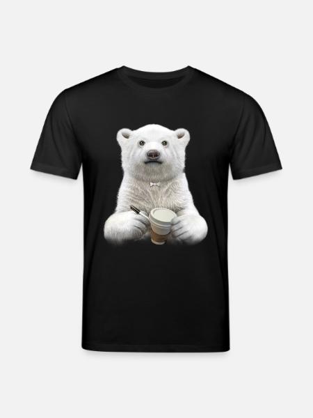 BARISTA (PLAIN) - Stanley/Stella CREATOR Unisex Organic T-Shirt - black