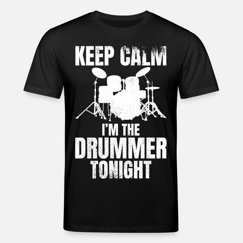 Je suis le batteur ce soir - T-shirt bio CREATOR Stanley/Stella Unisexe - noir